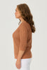 Quinn 3/4 Slv Open Knit