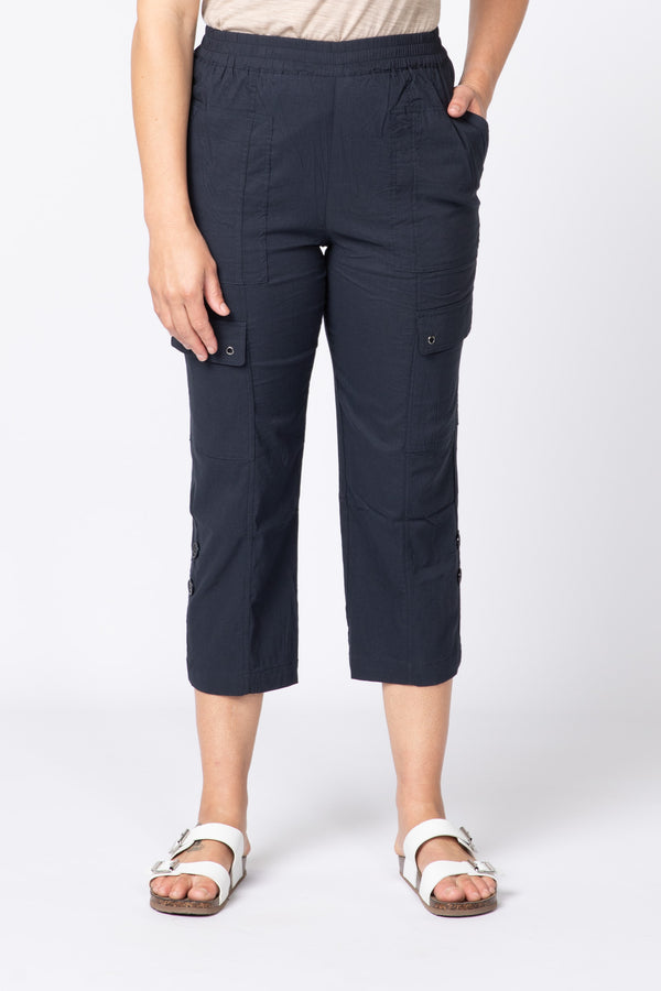 Vibe Stretch Crop Cargo Pant