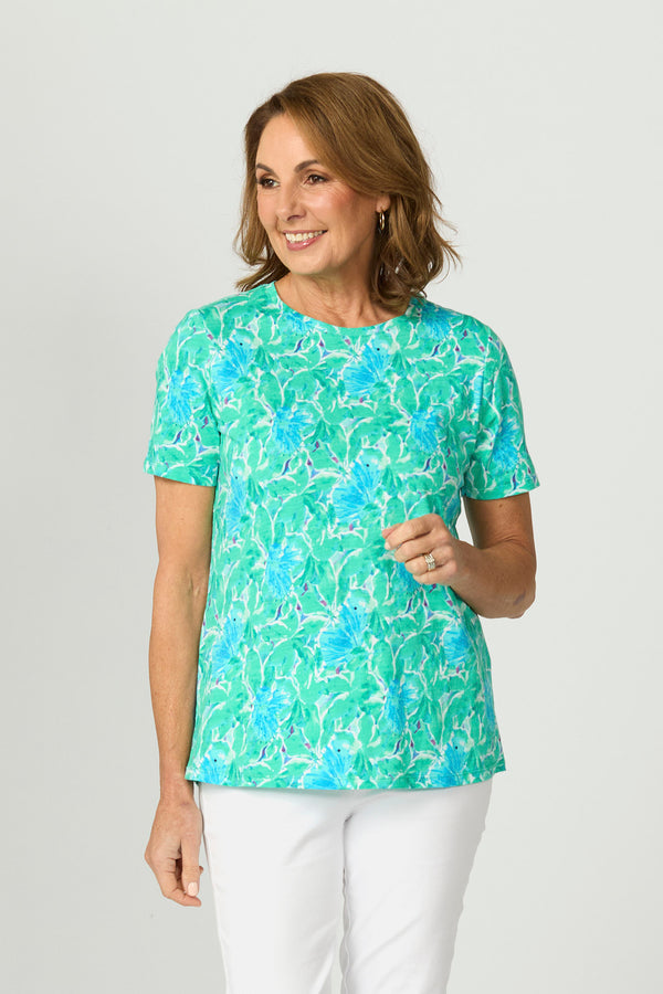 Kent Short Sleeve Print Tee