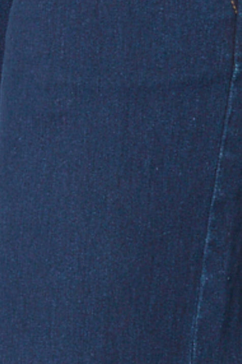 Sabrina Stretch Button Wide Jean