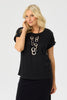 Lia Luxton S/slv Button Detail Top