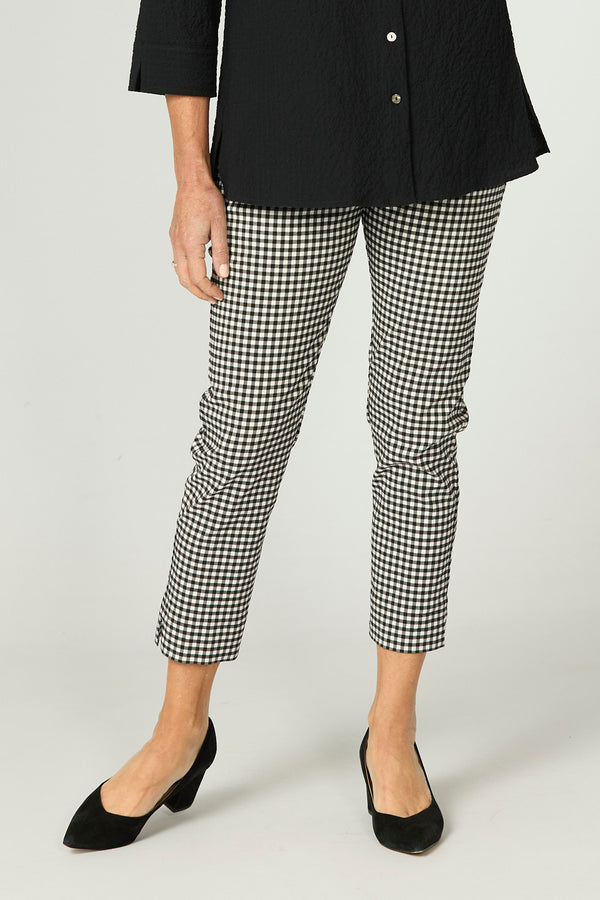 Bayside Check 7/8 Basque Pant