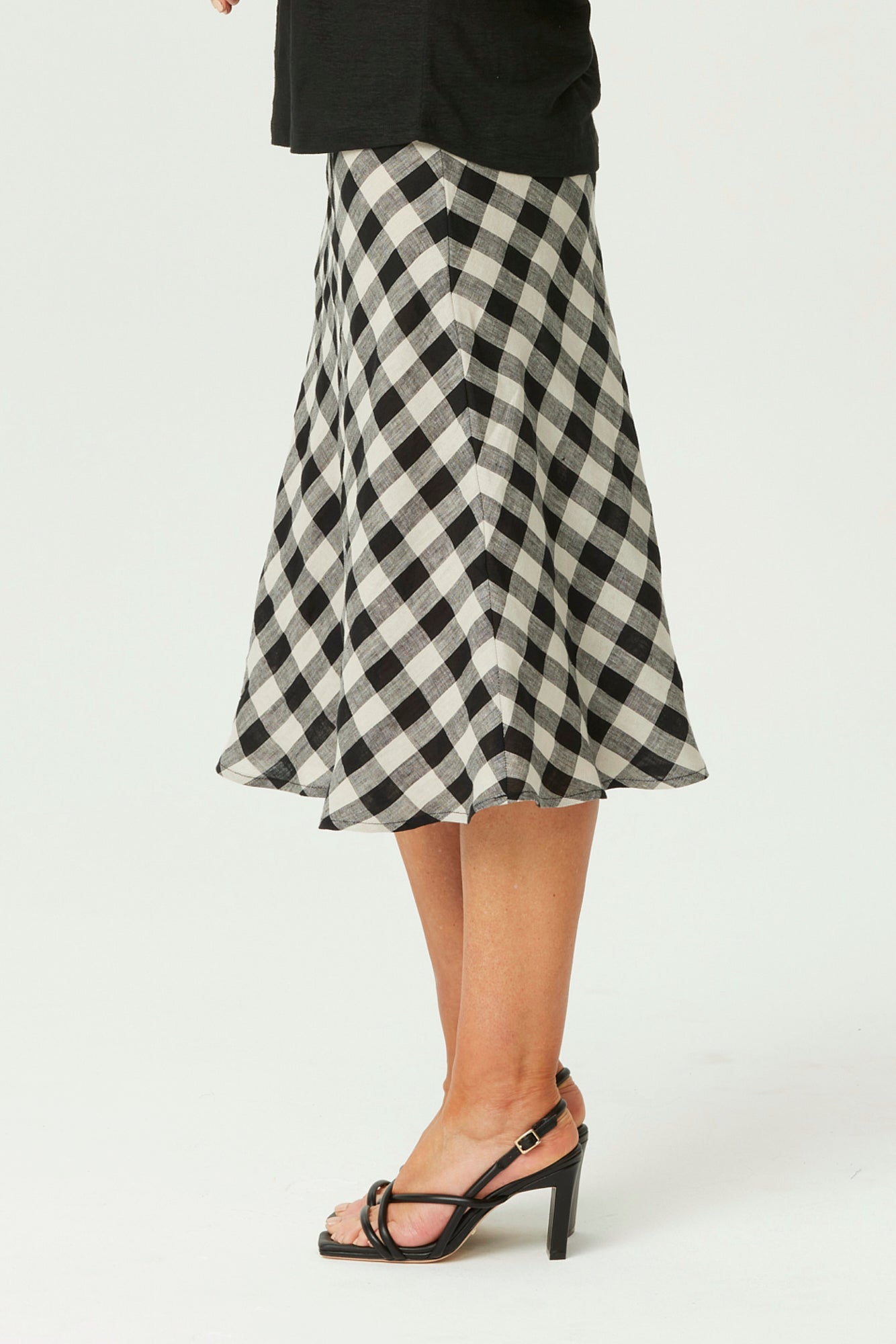 Rossdale Check Pull On Skirt