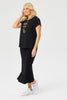Lia Luxton S/slv Button Detail Top