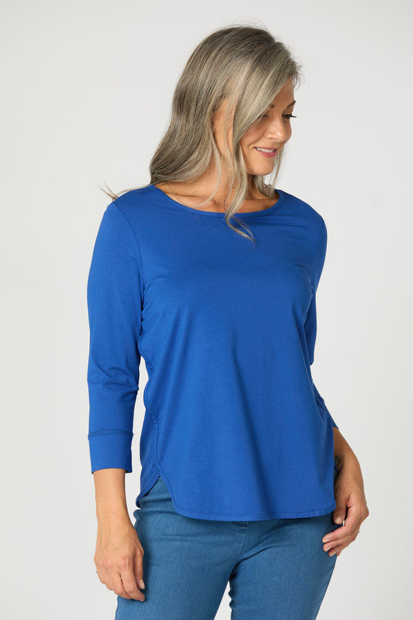 Eternity Modal/cotton 3/4 Sleeve Top