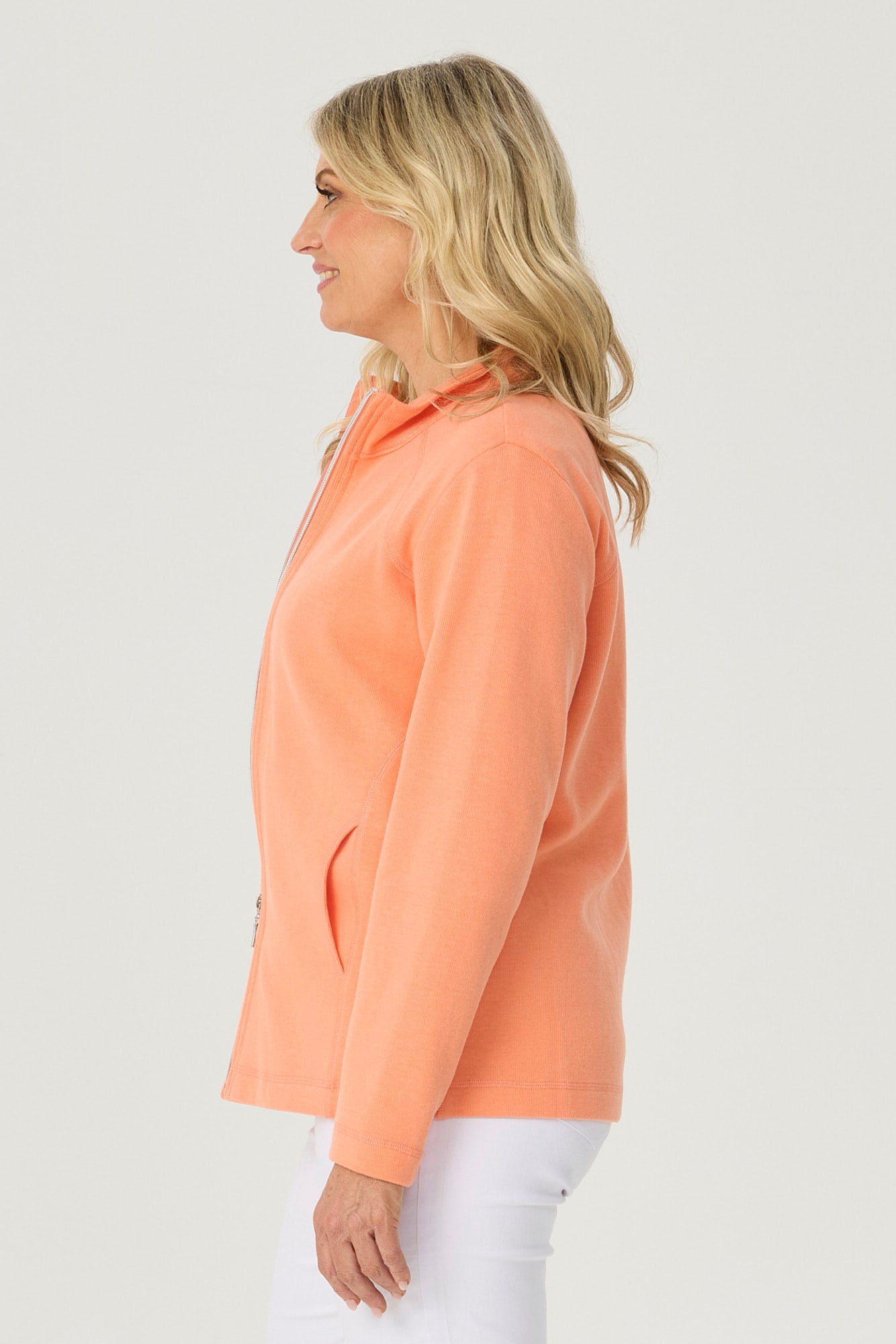 Haven French Rib Zip Up Jacket