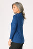 Hedrena Zip Polo Long Sleeve Top