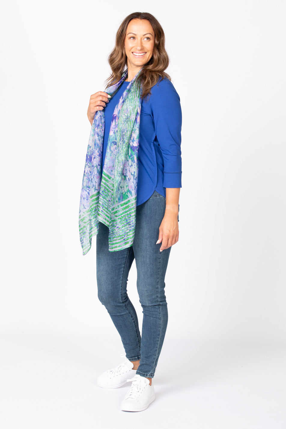 Eternity Modal/cotton 3/4 Slv Top