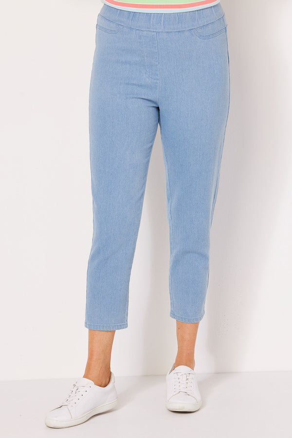 Sandy Stretch 7/8 Pull On Jean
