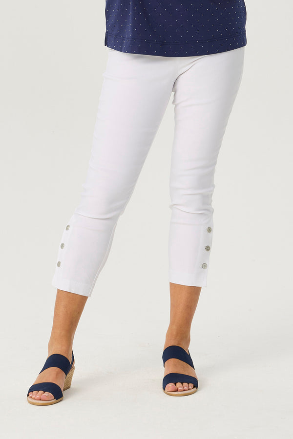 Chaucer 7/8 Button Hem Pant