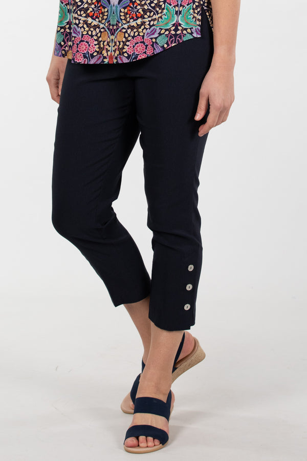 Chaucer 7/8 Button Hem Pant