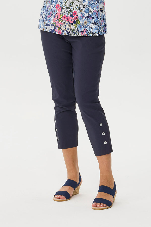 Chaucer 7/8 Button Hem Pant