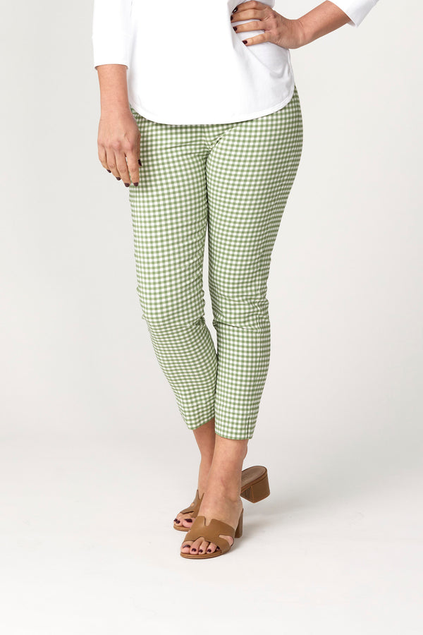 Bayside Check 7/8 Basque Pant