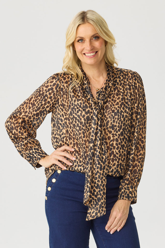 Instinct Tie Neck Blouse