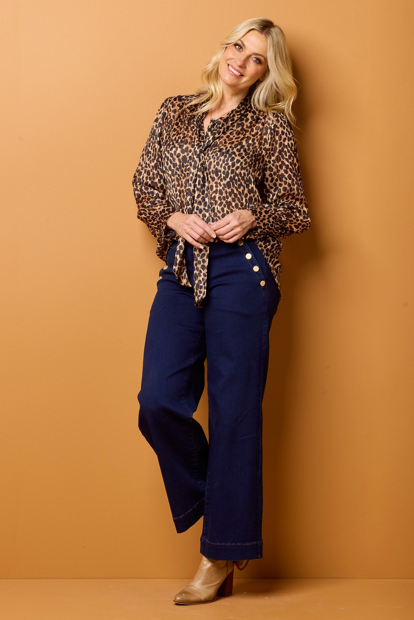 Instinct Tie Neck Blouse