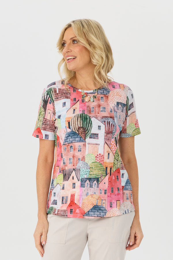 Kent Short Sleeve Print Tee