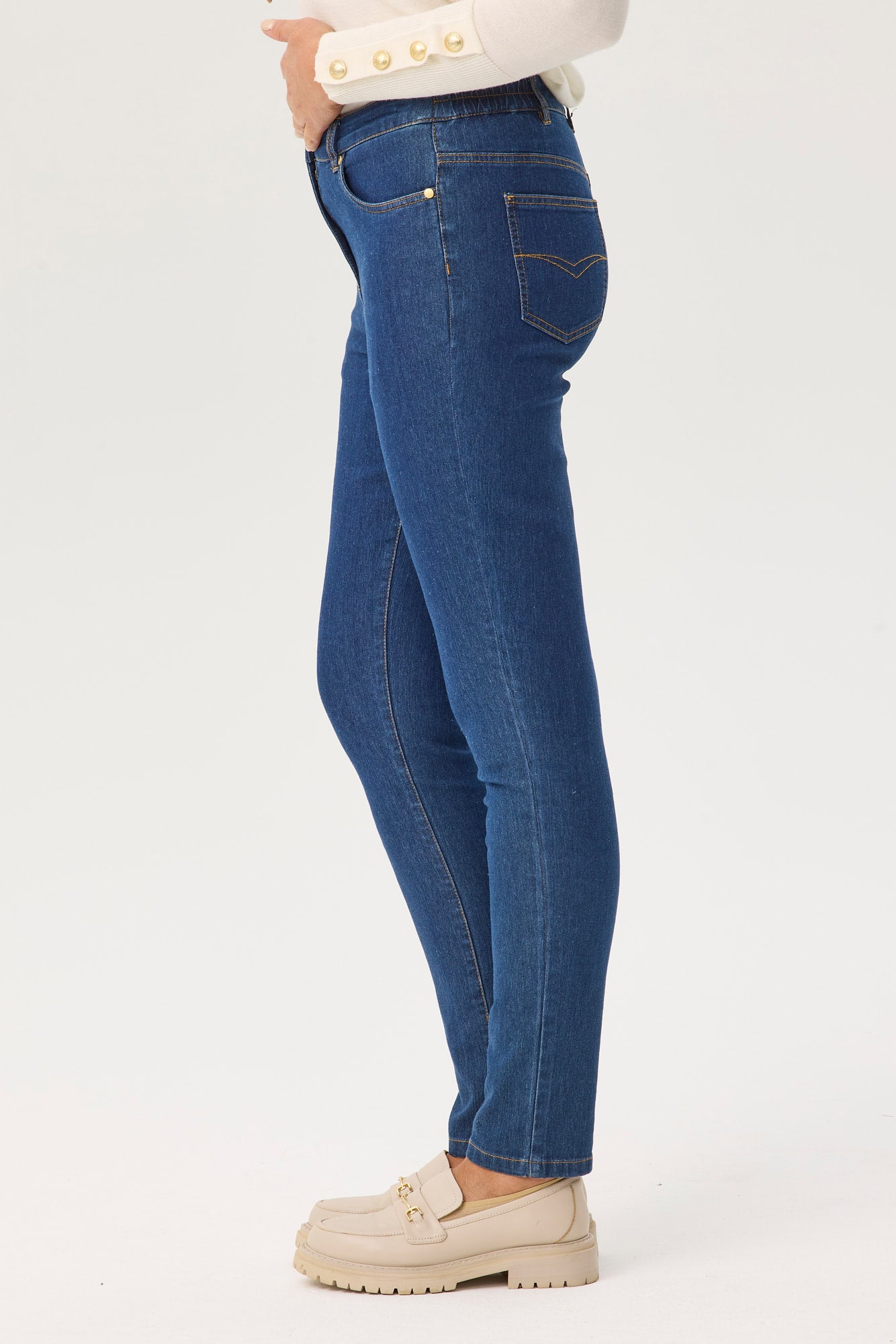 Code Zip Front Narrow Leg Jean