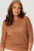 Quinn 3/4 Slv Open Knit