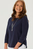 Eternity Modal/cotton 3/4 Slv Top