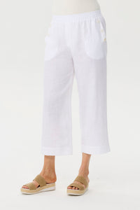 Cologne Crop Button Detail Pant