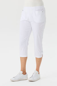 Vibe Stretch Eyelet Crop Pant