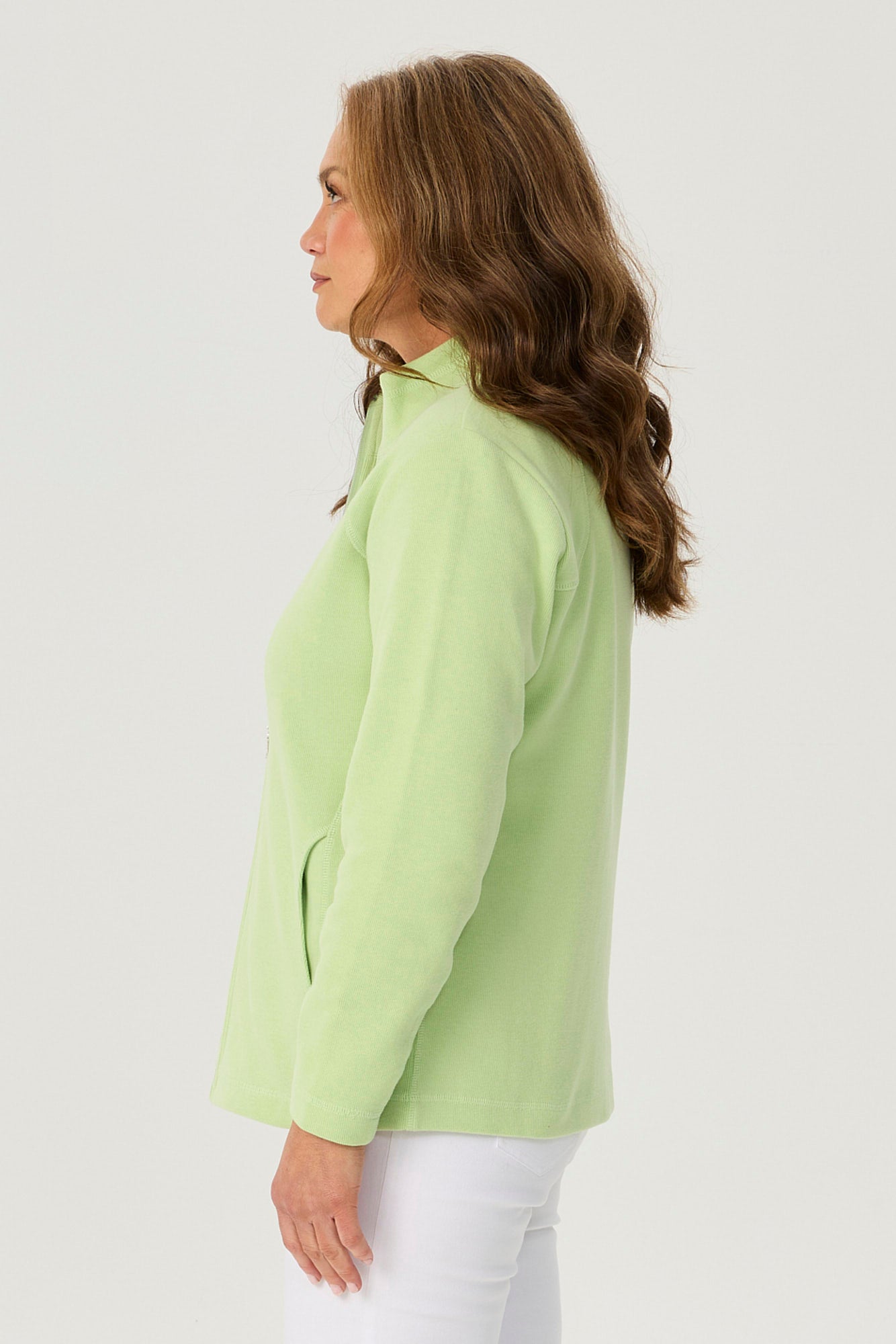 Haven French Rib Zip Up Jacket