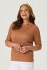 Quinn 3/4 Slv Open Knit