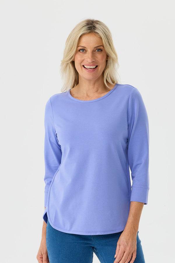 Eternity Modal/cotton 3/4 Sleeve Top