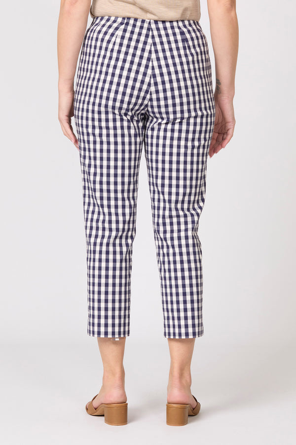 Baylee Check 7/8 Stretch Pant