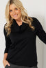 Hedrena Cowl Neck Long Sleeve Top
