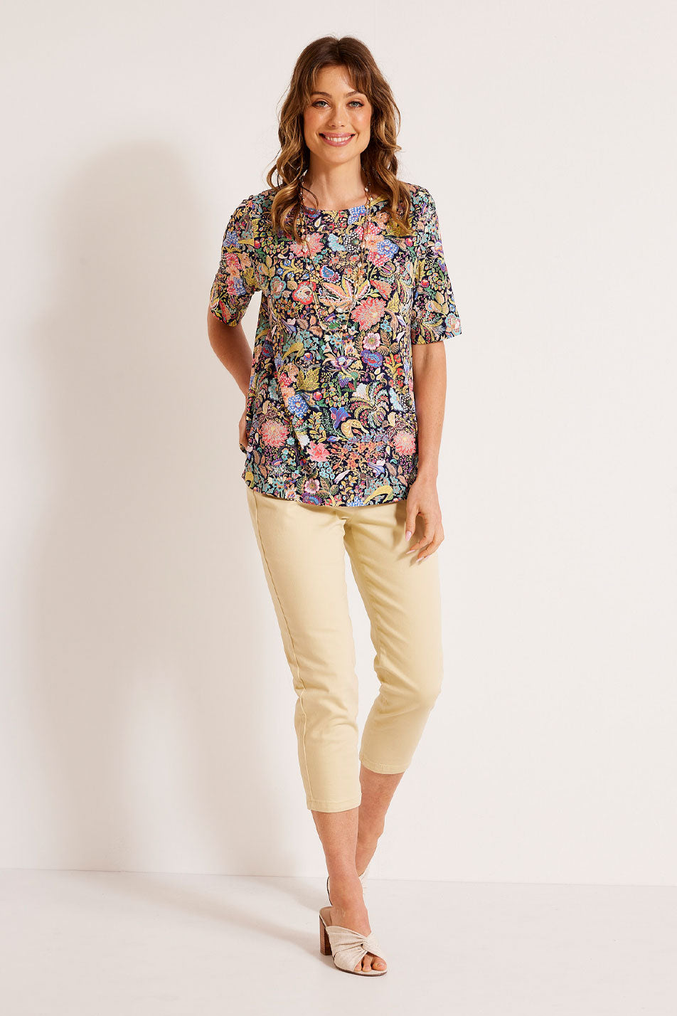 Sandy Stretch 7/8 Pull On Jean