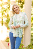 Sylvie Print R-neck Long Sleeve Sweater