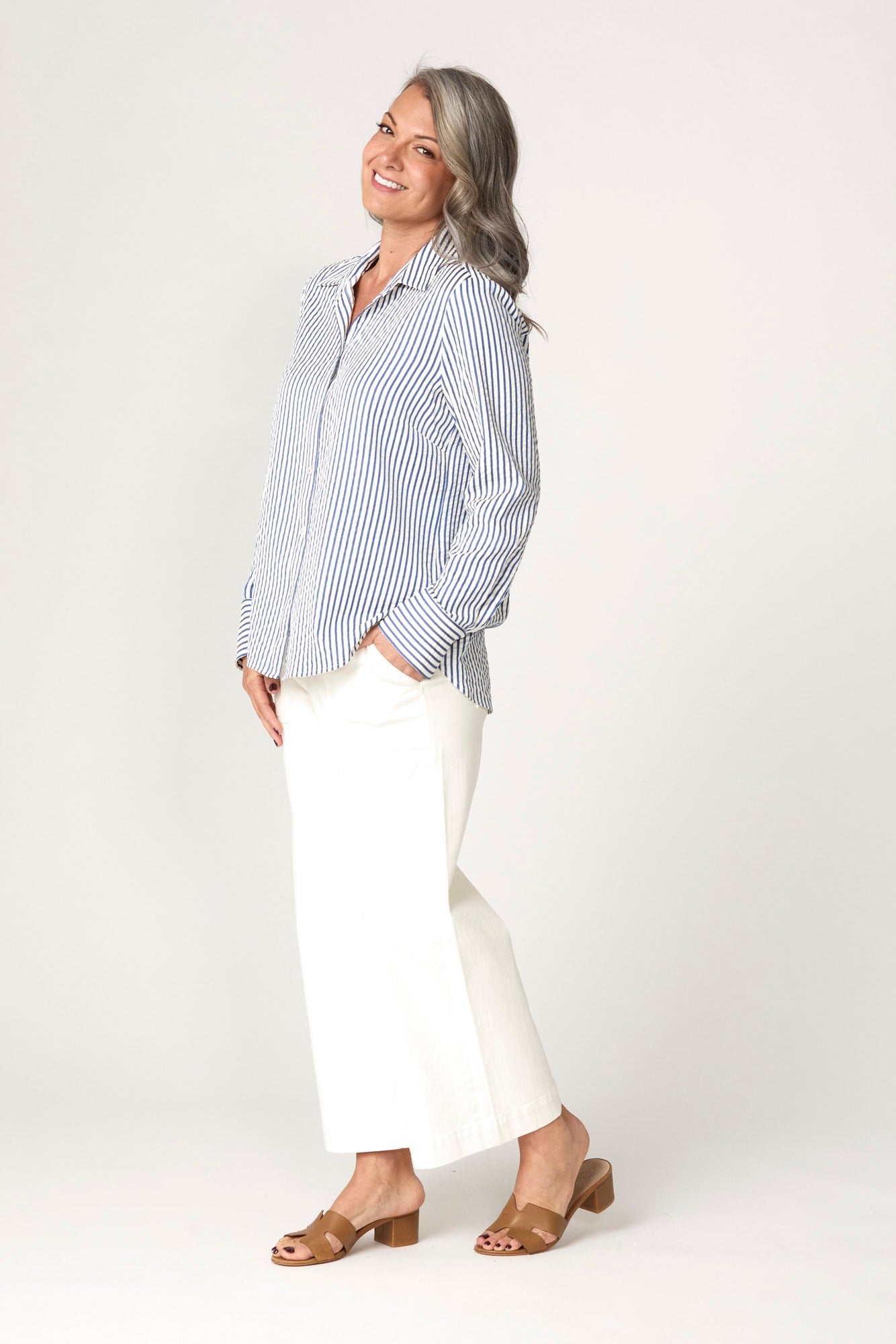 Allenby Stripe Long Sleeve Shirt