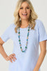 EVERYDAY RIBBON TRIM S/SLV TEE