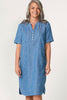 Avignon Short Sleeve Relaxed Dress