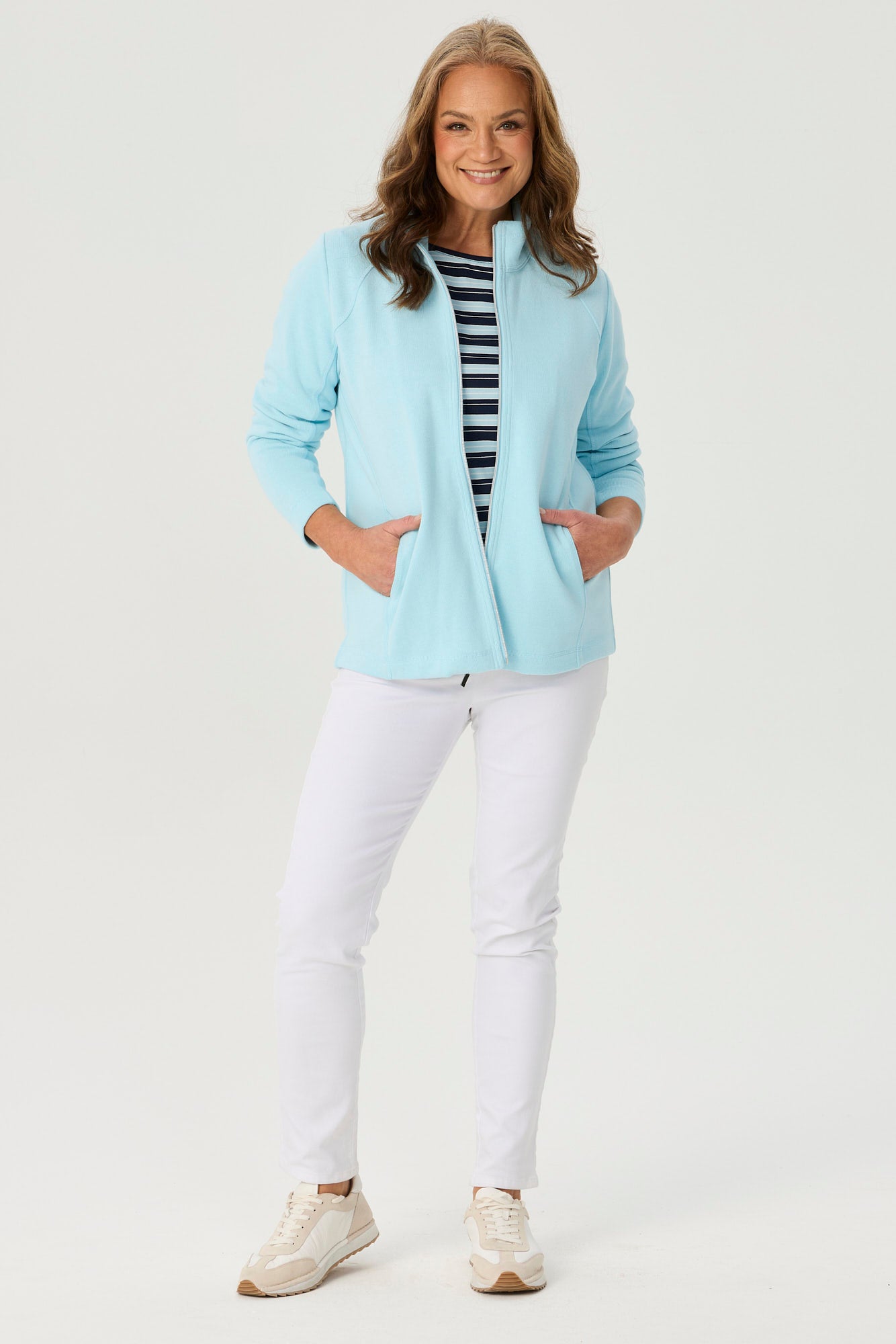 HAVEN FRENCH RIB ZIP UP JACKET