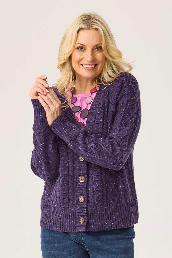 GREGORY SHORT BUTTON CARDIGAN