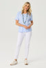EVERYDAY RIBBON TRIM S/SLV TEE