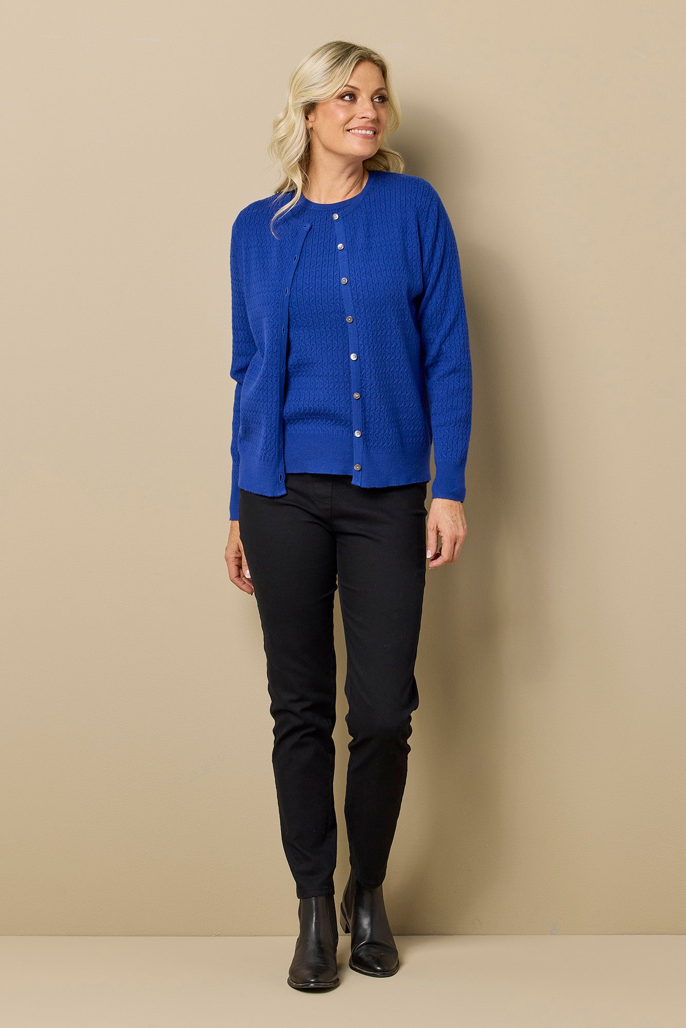 Clovelly Mini Cable Cardigan