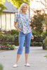 Vibe Stretch Eyelet Crop Pant
