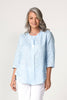 Frost 1 Button 3/4 Sleeve Tunic
