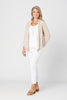 COASTLINE 3/4 SLV WATERFALL CARDI