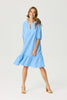 BUBBLE FRILL HEM DRESS