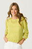 PORTIA FANCY KNIT ELBOW SLV SWEATER