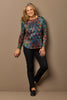 Serpent Pleat Back Long Sleeve Top