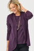 Hedrena Jersey Curved Hem Cardigan