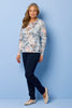 Raquel Long Sleeve Burnout Top