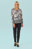 Raquel Long Sleeve Burnout Top