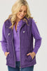 LAKESHORE ZIP UP RUCHED VEST