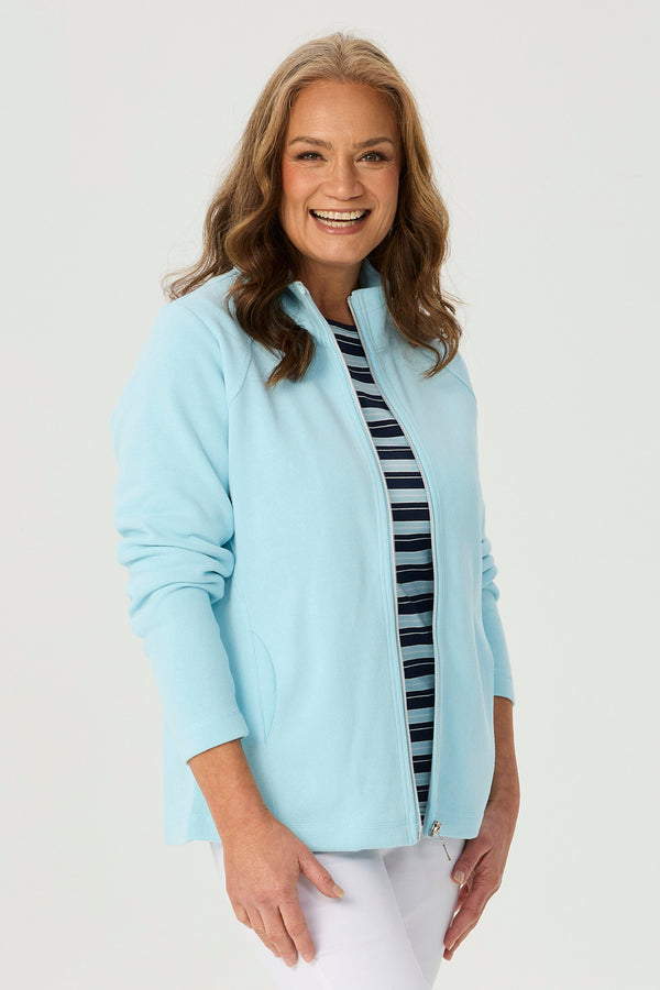 HAVEN FRENCH RIB ZIP UP JACKET
